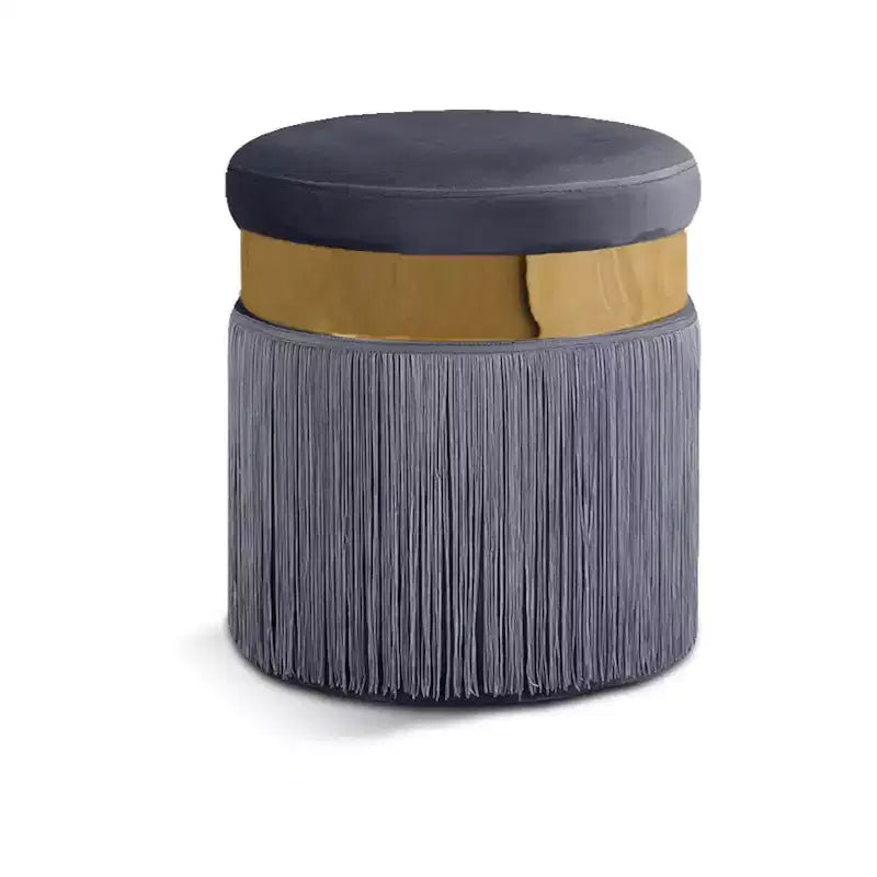 Meridian Furniture,Yasmine Velvet Ottoman/Stool