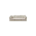 Meridian Furniture, Canapé modulable en velours Jacob