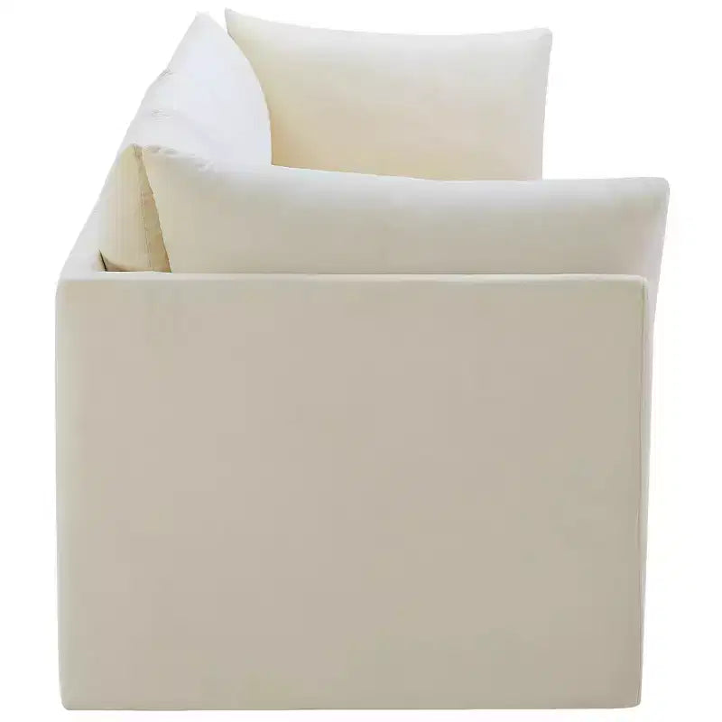 Meridian Furniture, Canapé modulable en velours Jacob