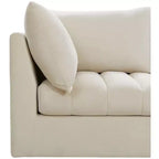 Meridian Furniture, Canapé modulable en velours Jacob