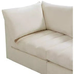 Meridian Furniture, Canapé modulable en velours Jacob