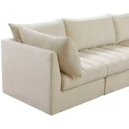 Meridian Furniture, Canapé modulable en velours Jacob