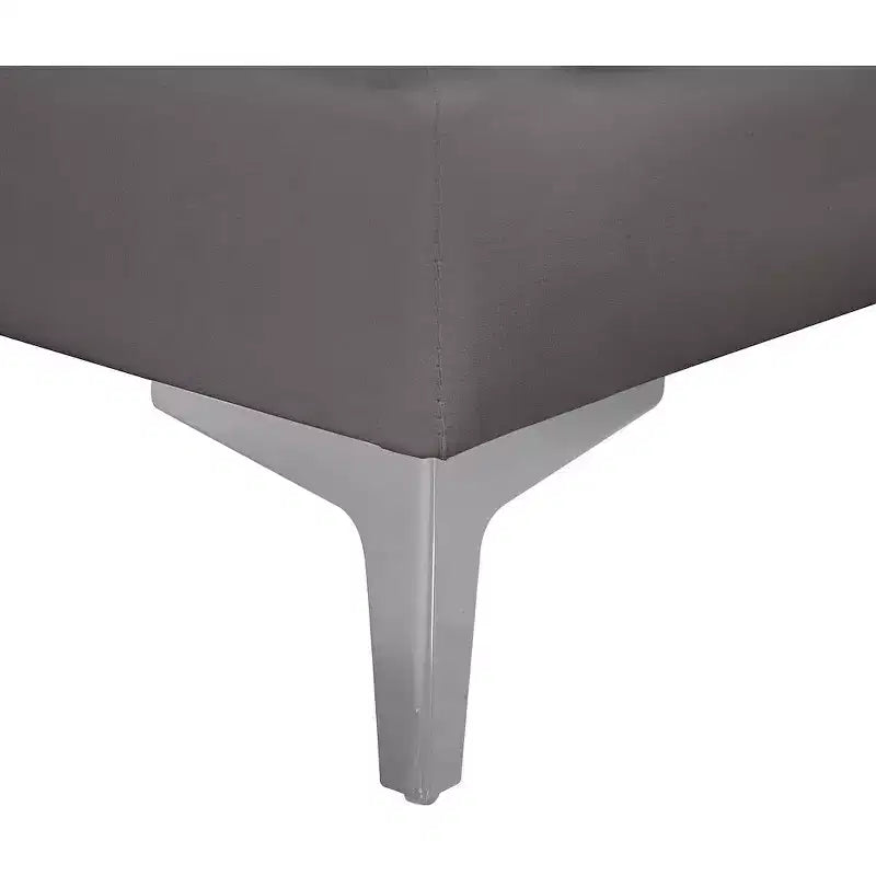 Meridian Furniture, Canapé modulable en velours Alina
