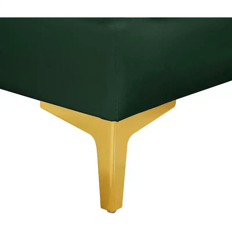 Meridian Furniture, Canapé modulable en velours Alina