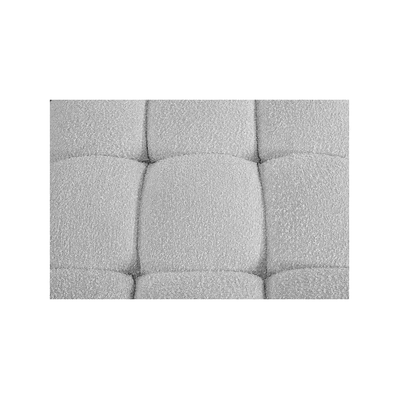 Meridian Furniture, Canapé modulable Ames en tissu bouclé gris