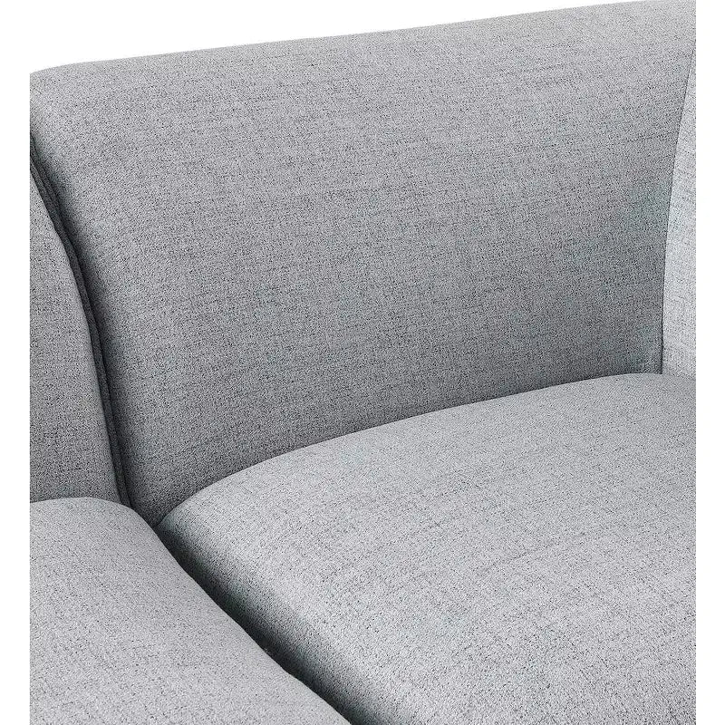 Meridian Furniture, Canapé modulable Miramar en tissu texturé lin résistant