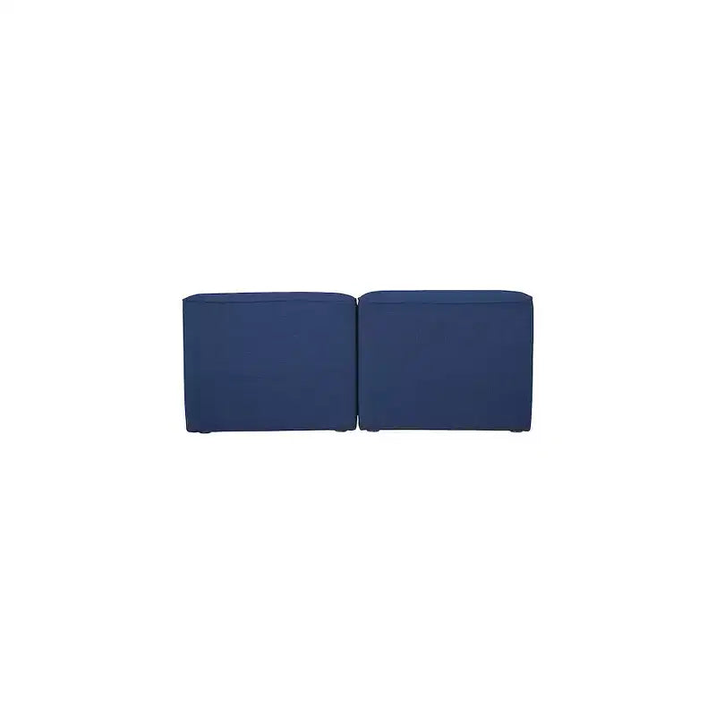 Meridian Furniture, Canapé modulable Miramar en tissu texturé lin résistant