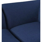 Meridian Furniture, Canapé modulable Miramar en tissu texturé lin résistant