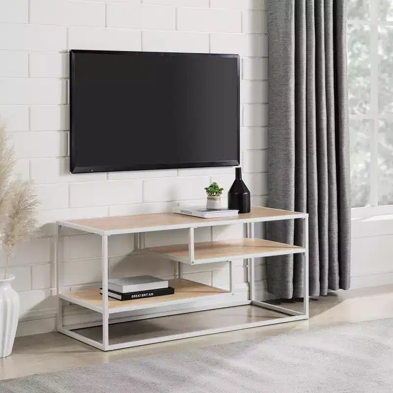Meuble TV moderne à 3 niveaux Walker Edison pour TV jusqu'à 43 po