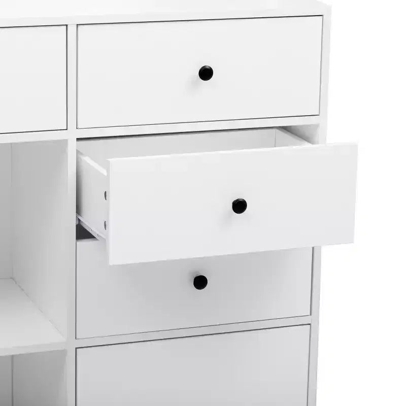 Meuble Buffet Design Élégant avec Tiroirs, Adapté pour Salle à Manger, Salon, Meuble de Cuisine