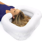 DMI Inflatable Hair Washing Basin for Bedridden Disabled, Injured, Elderly, Kids | Portable Hair Washing Station Portable Shampoo Bowls for Home