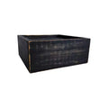 HomeRoots 7 Black Wood Wall Mounted Floating Shelf With LED Light