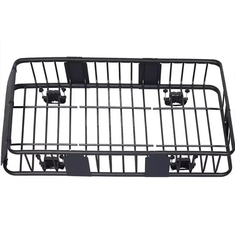 Panier de toit robuste de 68 kg, panier de porte-bagages universel de 168 x 100 cm, porte-bagages de toit résistant aux intempéries, montage supérieur