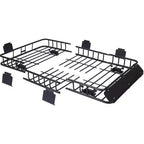 Panier de toit robuste de 68 kg, panier de porte-bagages universel de 168 x 100 cm, porte-bagages de toit résistant aux intempéries, montage supérieur
