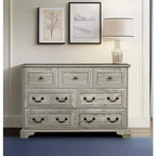 Commode en bois 7 tiroirs GDFStudio Graham Farmhouse 47,5