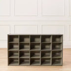 Armoire de rangement ECR4Kids Streamline 20 bacs et 20 bacs à façade ouverte, 4x5, Meuble pour enfant