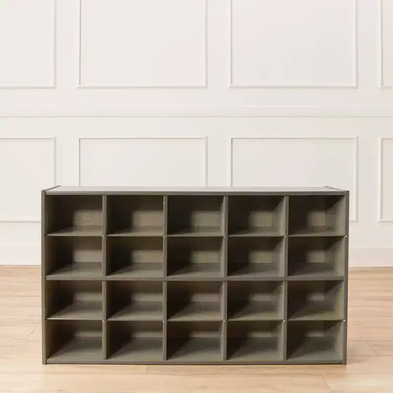Armoire de rangement ECR4Kids Streamline 20 bacs et 20 bacs à façade ouverte, 4x5, Meuble pour enfant