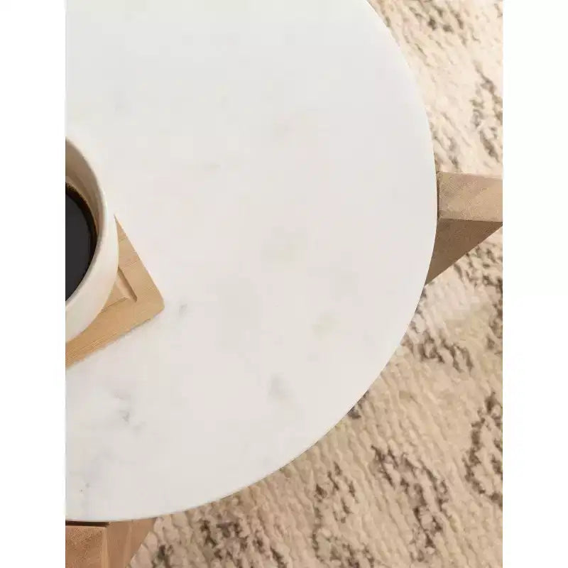 Table d'appoint ronde Moxley par Kate et Laurel