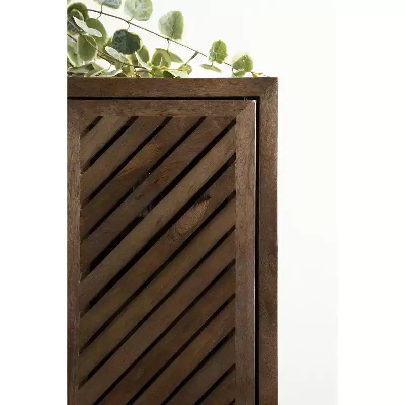 Armoire de salle de bain haute à 2 portes Mezzeta de Kate et Laurel