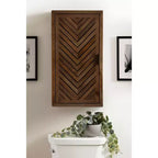 Armoire de salle de bain haute à 2 portes Mezzeta de Kate et Laurel