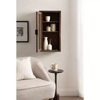 Armoire de salle de bain haute à 2 portes Mezzeta de Kate et Laurel