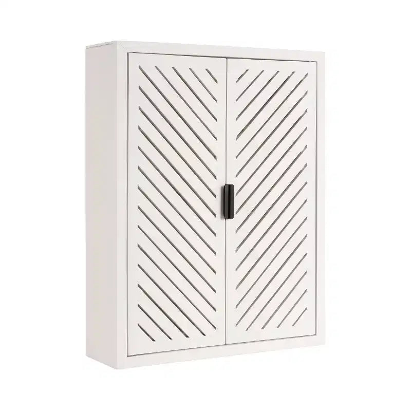 Armoire de salle de bain haute à 2 portes Mezzeta de Kate et Laurel