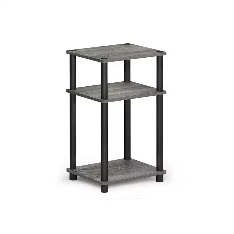 Table d'appoint réversible HOMLUX 3 niveaux avec étagère de rangement pour canapé-lit