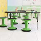 Flash Furniture Lucas Tabouret actif flexible à hauteur fixe pour enfant pour la salle de classe et la maison avec base antidérapante