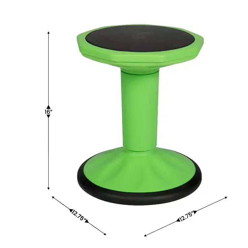 Flash Furniture Lucas Tabouret actif flexible à hauteur fixe pour enfant pour la salle de classe et la maison avec base antidérapante
