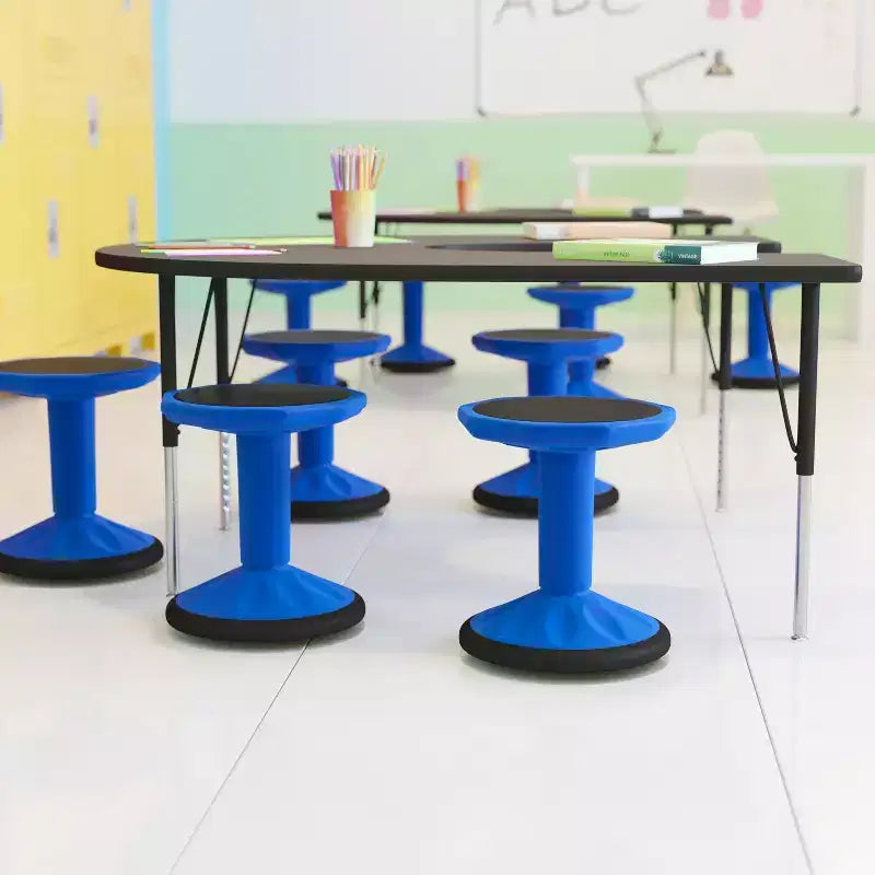 Flash Furniture Lucas Tabouret actif flexible à hauteur fixe pour enfant pour la salle de classe et la maison avec base antidérapante