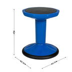 Flash Furniture Lucas Tabouret actif flexible à hauteur fixe pour enfant pour la salle de classe et la maison avec base antidérapante