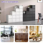 Classeur métallique vertical à double tiroir avec serrure pour le rangement de dossiers de format A4