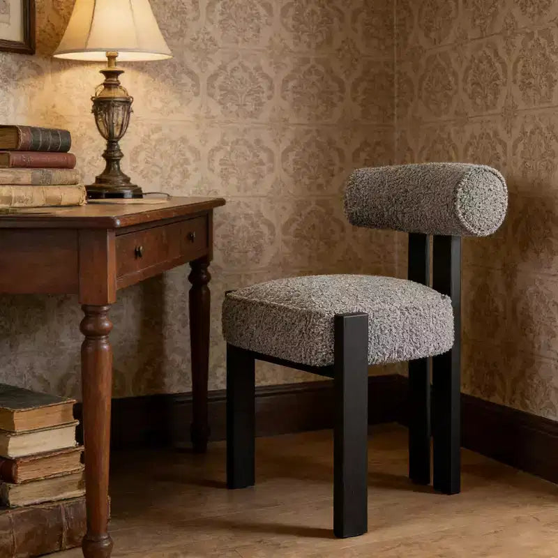 COZONY Chaises de salle à manger rembourrées, lot de 4/6/8, chaises de salle à manger modernes avec dossier incurvé ergonomique, pieds en bois d'hévéa