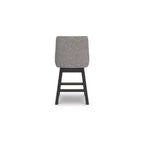 Tabourets de bar pivotants rembourrés Signature Design by Ashley Neymorton, hauteur comptoir, lot de 2, marron grisâtre foncé
