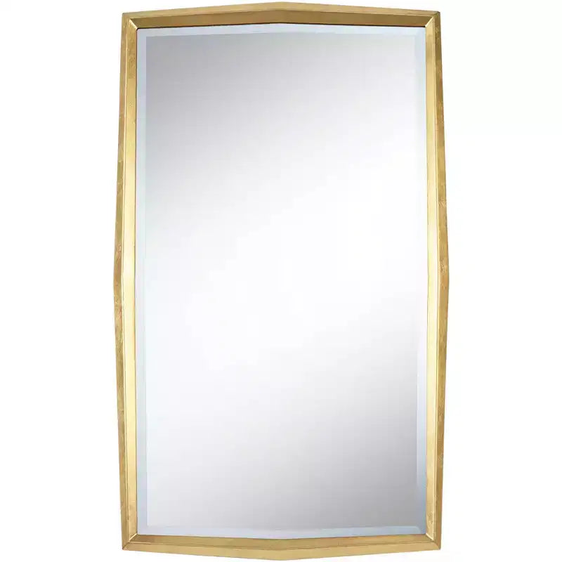 Uttermost Saratoga 24x40 Beveled Warm Gold Finish Wall Mirror