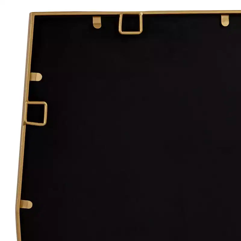 Miroir Mural Biseauté Uttermost Saratoga 24x40 avec Cadre Doré Chaud