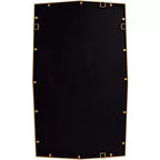 Miroir Mural Biseauté Uttermost Saratoga 24x40 avec Cadre Doré Chaud