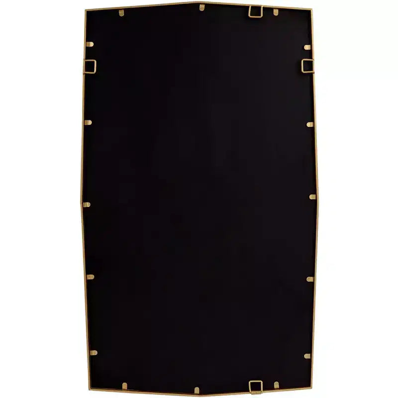 Miroir Mural Biseauté Uttermost Saratoga 24x40 avec Cadre Doré Chaud