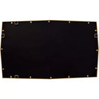 Miroir Mural Biseauté Uttermost Saratoga 24x40 avec Cadre Doré Chaud