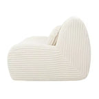 Canapé Lounge AEELLEEA Beige 102x91x75cm, Doux et Confortable en Peluche, Chaise Longue en Éponge pour Salon ou Chambre à Coucher