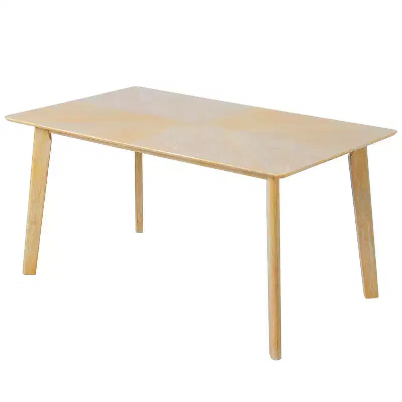Ensemble de salle à manger rustique 6 pièces avec table en bois, 4 chaises et banc pour 6 personnes