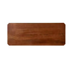 Console en bois Kate and Laurel Talcott, 36x14x33, Noyer brun