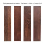 Console en bois Kate and Laurel Talcott, 36x14x33, Noyer brun