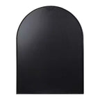 Miroir de salle de bain mural arqué encadré en métal 30x36 pouces