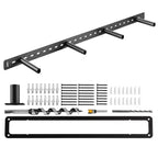 VEVOR Floating Shelf Bracket 1 Pack, 230 lbs/104 kg Weight Capacity, 43x6.2x1.5 inch / 1092.2x157.4x38.1 mm, Heavy Duty Hidden, Wall Mounting, Black