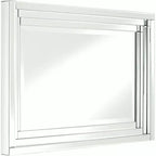 Lot de 2 miroirs muraux Uttermost Vedi en verre étagé 24 3/4 x 36 3/4