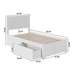 Têtes de lit autoportantes HomeStock avec cadre de lit