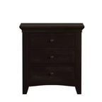 Martha 3-Drawer Wood Modular Storage Nightstand with Charging Station - iNSPIRE Q