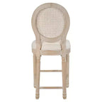 Tabourets de bar rembourrés en tissu GDFStudio Provence French Country (Lot de 2)