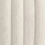 Pouf de rangement en tissu douillet Merced Plush Furry Channel - iNSPIRE Q